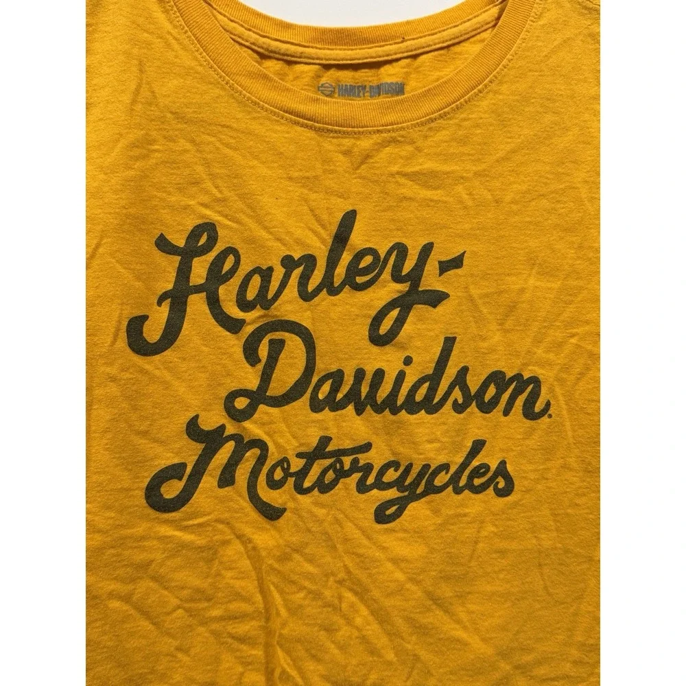 Harley-Davidson Shirt Tee Women Short Sleeve Crew Neck Tshirt M Motorcycle - Picture 3 of 8